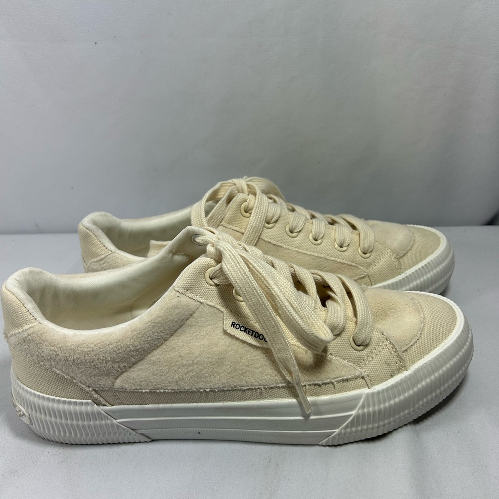 Rocket Dog Cheery Comfort Plush Foam sneakers Woman's size 9 Dirty White - Picture 3 of 10